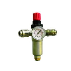 vendita online Riduttore di pressione 1/2" con manometro e 2 rubinetti rapidi Riduttori di pressione Konfit Srl